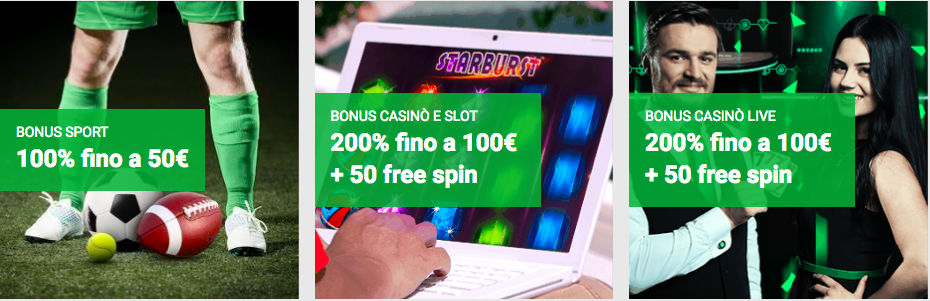 Unibet offerta bonus